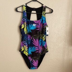 Arena Tropical Print Swimsuit